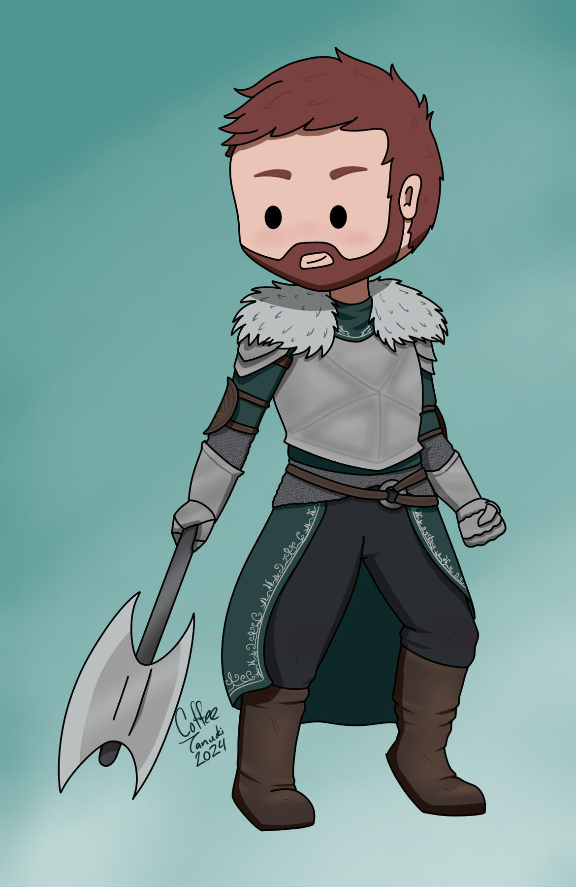 Custom Chibi - Commission for Kriegfalke